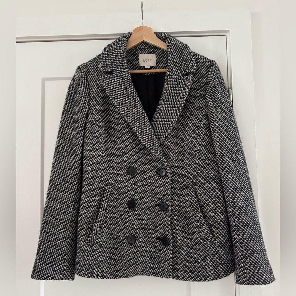 LOFT ✨ Women's Classic Wool Blend Pea Coat